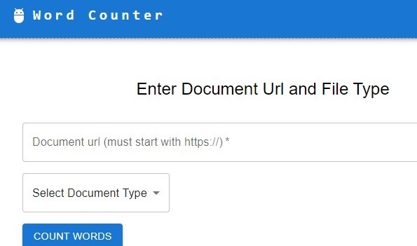 Word Counter